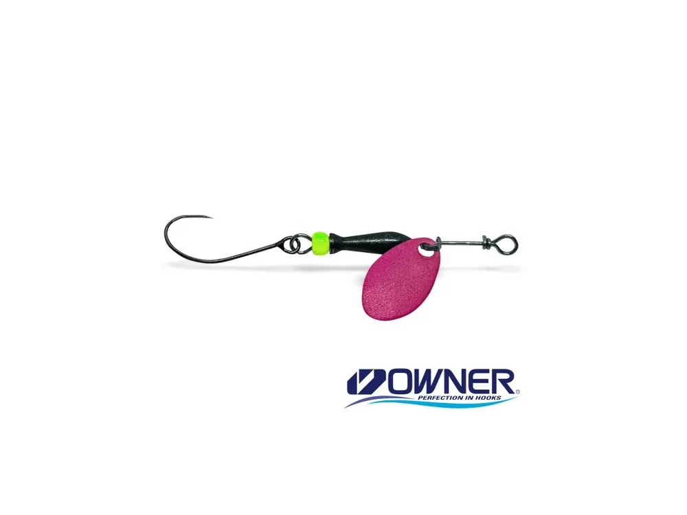 Značkový CLASSIC BARBLESS 2 - FLUO PINK (black/chartreuse body)