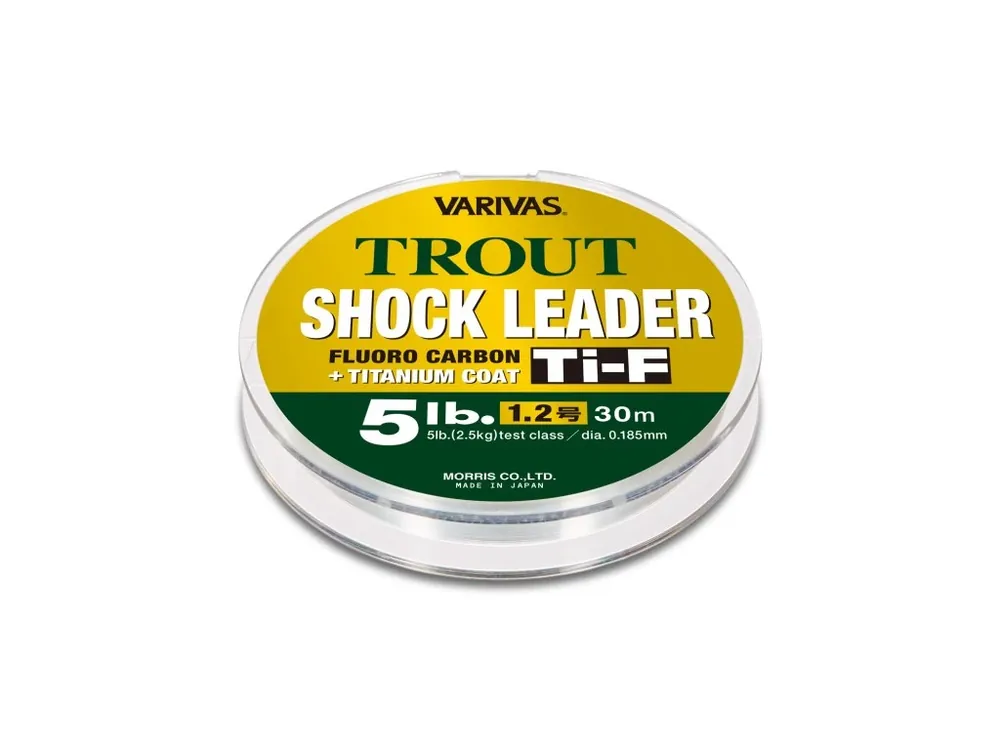Tovární Cena Fluorocarbon VARIVAS Trout Shock Leader Ti-F 30m 0,148mm 1,5kg