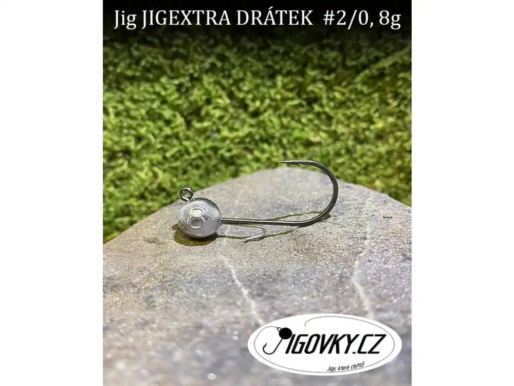 Novinka JIGEXTRA DRÁTEK 2/0 - 5 ks, 8 g