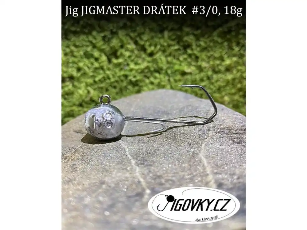 JIGMASTER DRÁTEK 3/0 - 5 ks, 18 g Značkový