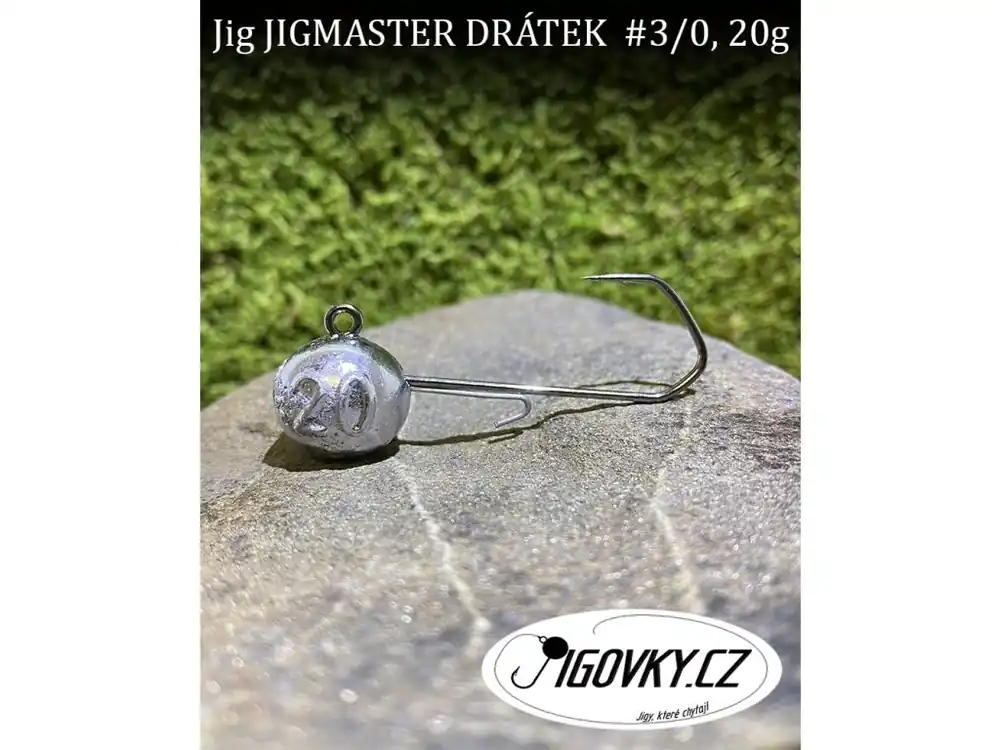 JIGMASTER DRÁTEK 3/0 - 5 ks, 20 g Sezónní Sleva