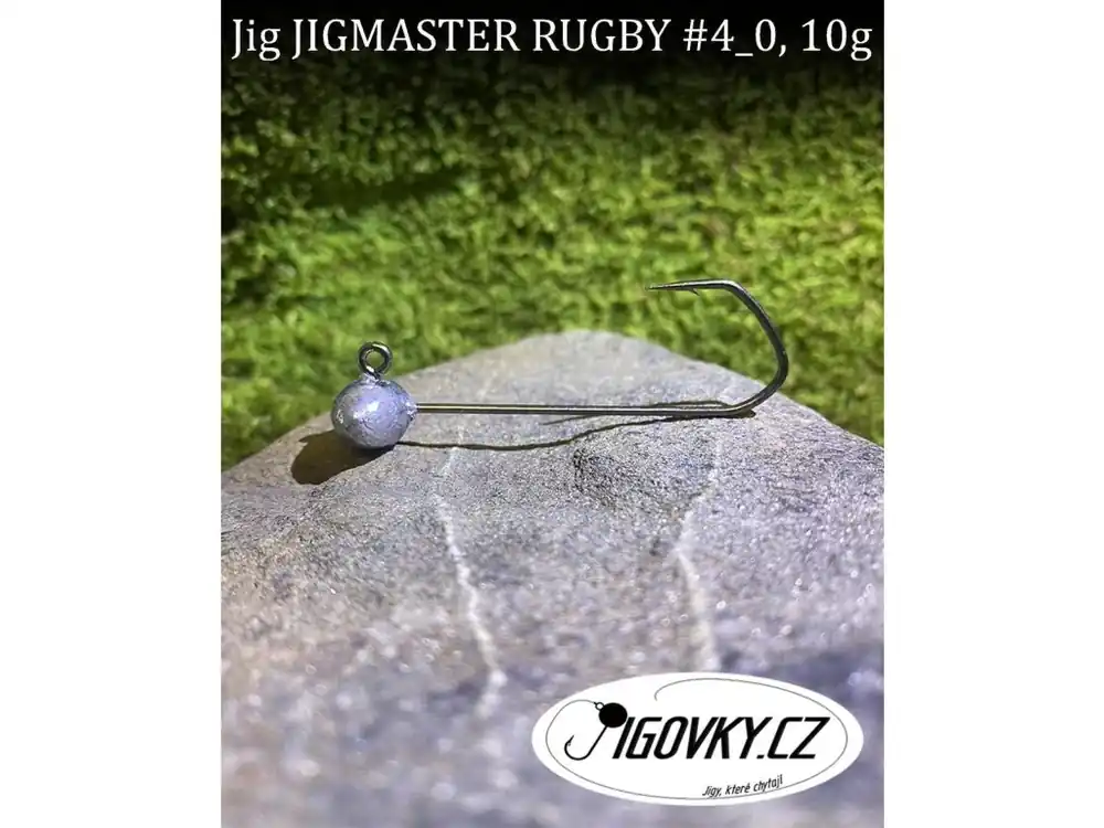 JIGMASTER RUGBY 4/0 - 5 ks, 10 g Dokud Zásoby Vydrží