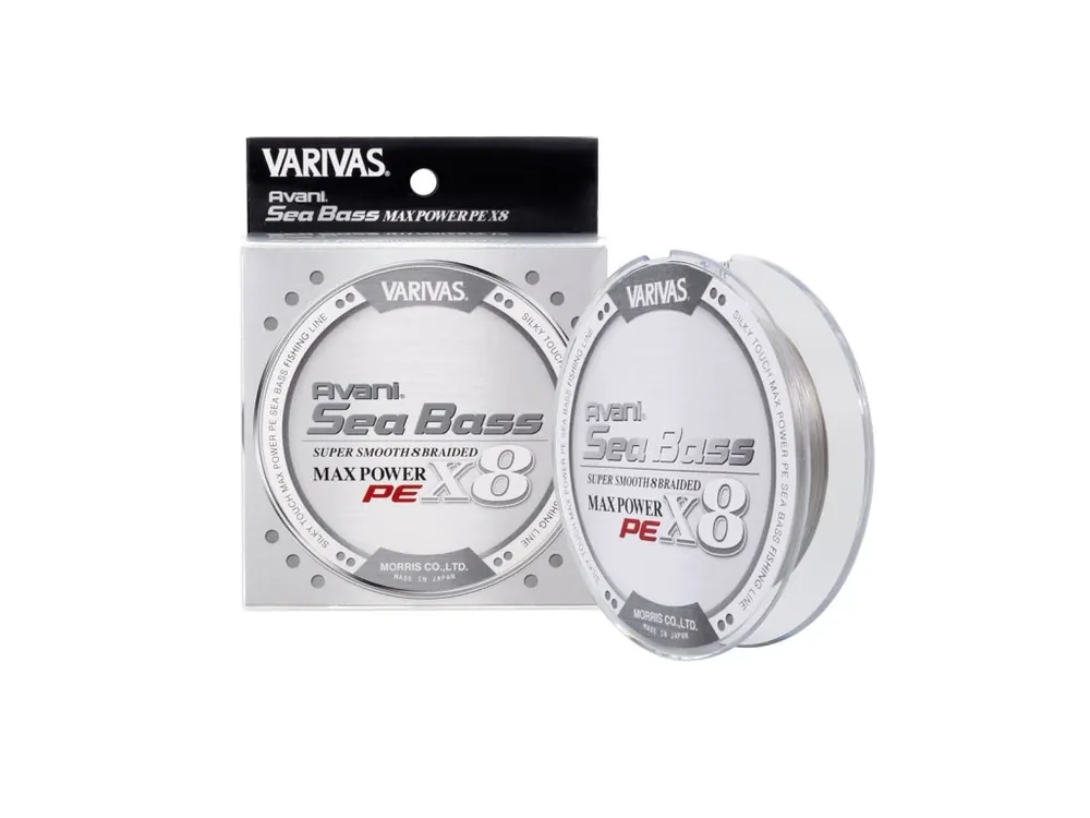 Top Prodej Šňůra VARIVAS Avani Sea Bass Max Power PE X8 Stealth Gray 1,5 150m 0,205mm 12,9kg