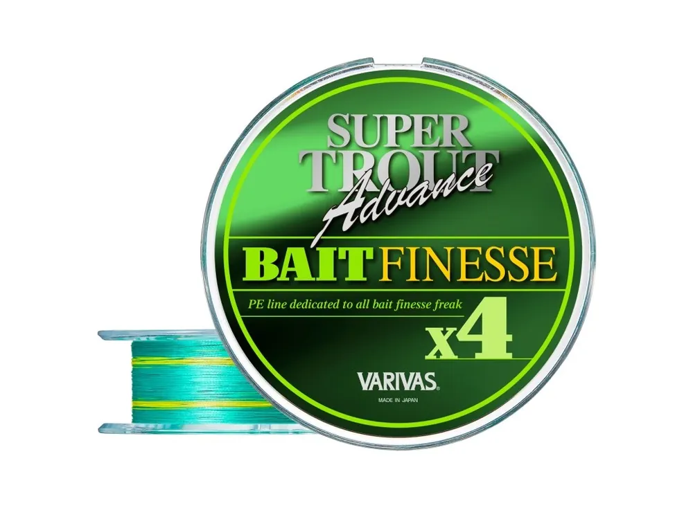 Top Prodej Šňůra Varivas Super Trout Advance Bait Finesse PE X4 0,5 100m 0,117mm 4,08kg