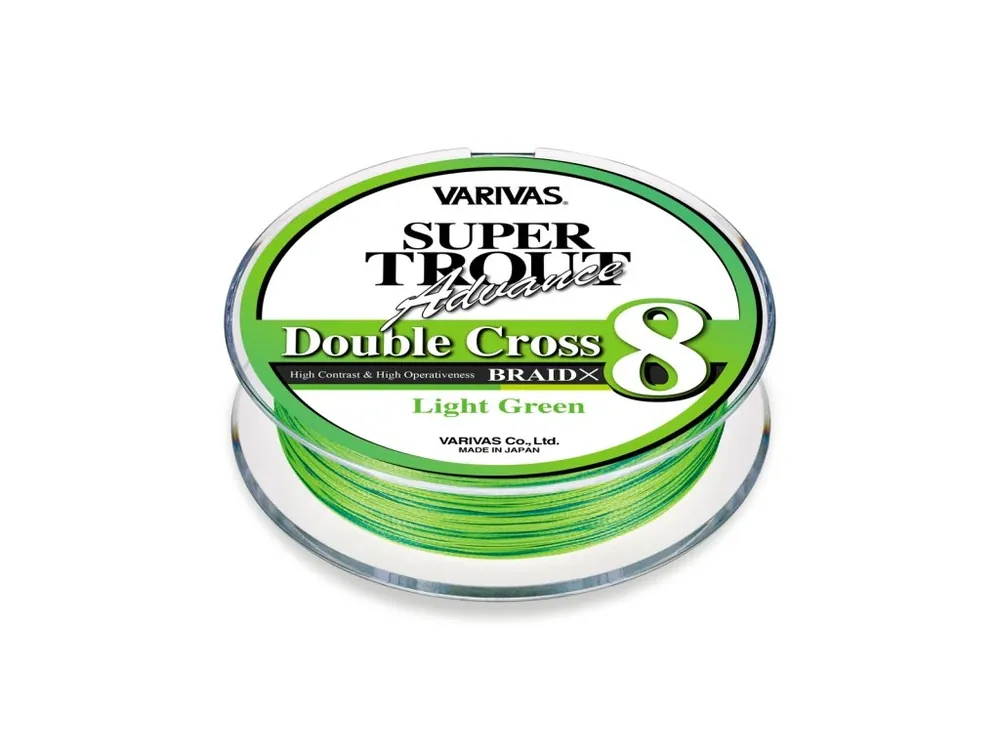 Must-Have Šňůra Varivas Super Trout Advance Double Cross PE X8 Light Green 0,8 100m 0,153mm 5,17kg