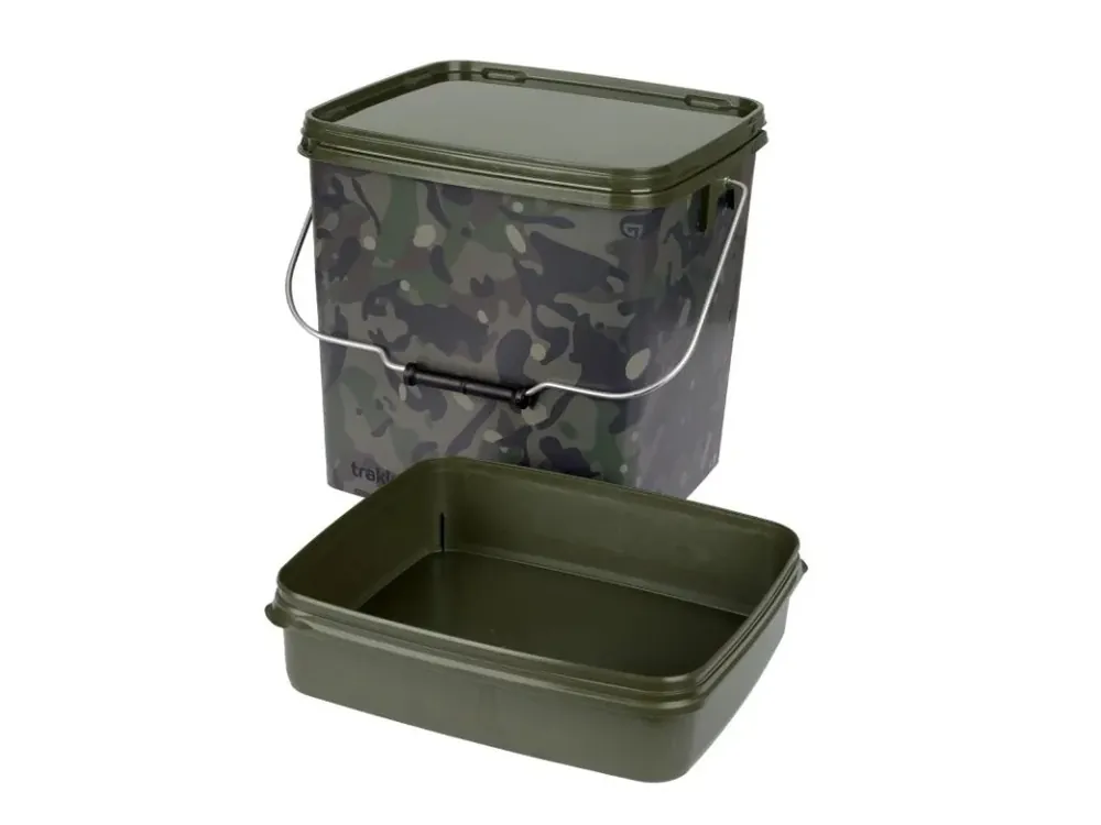 Originální Trakker Kbelík Camo Square Container 13l