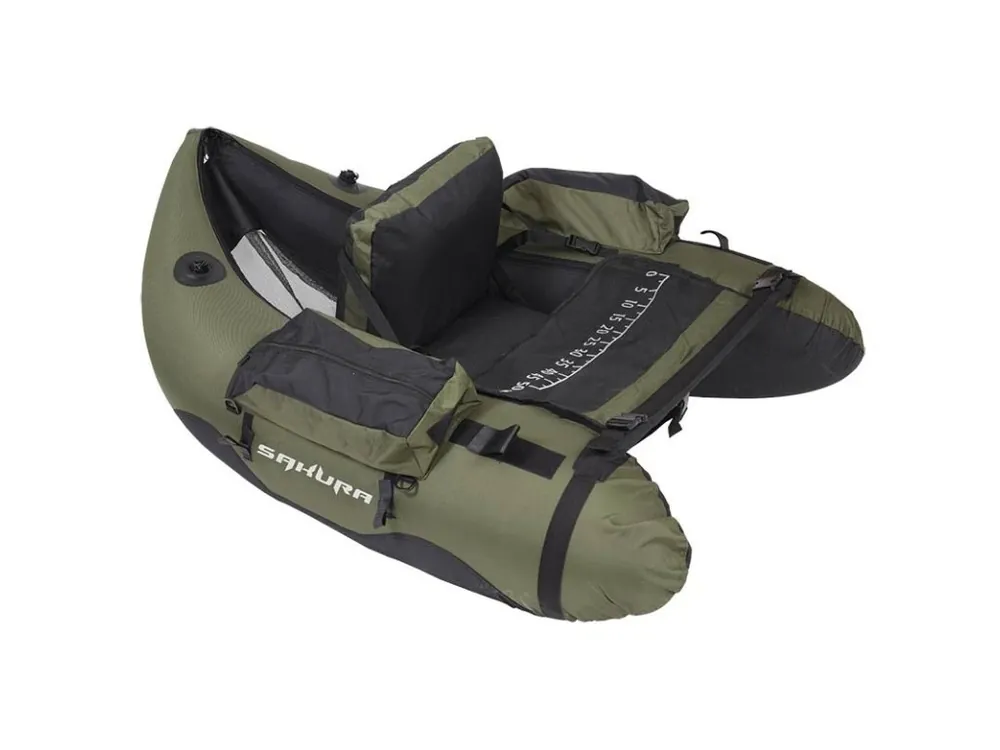 Expresní Doručení Sakura člun BellyBoat Float Tube AXS Olive