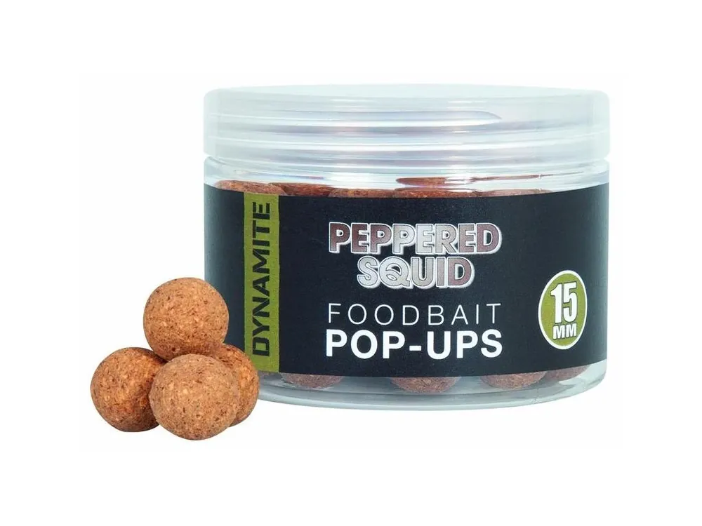 Dynamite Baits Pop-Ups Peppered Squid 15 mm Poslední Šance