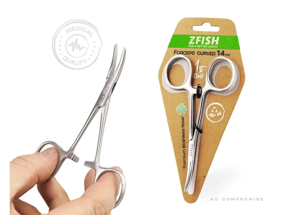 ZFISH Pean Zahnutý Premium Quality Must-Have
