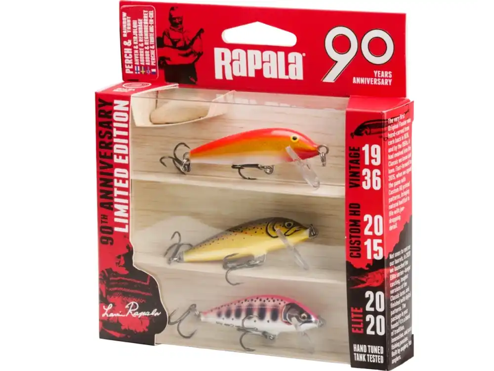 Rapala Set Woblerů Rapala 90 Years Lure Kit Countdown Small Bright Finální Výprodej