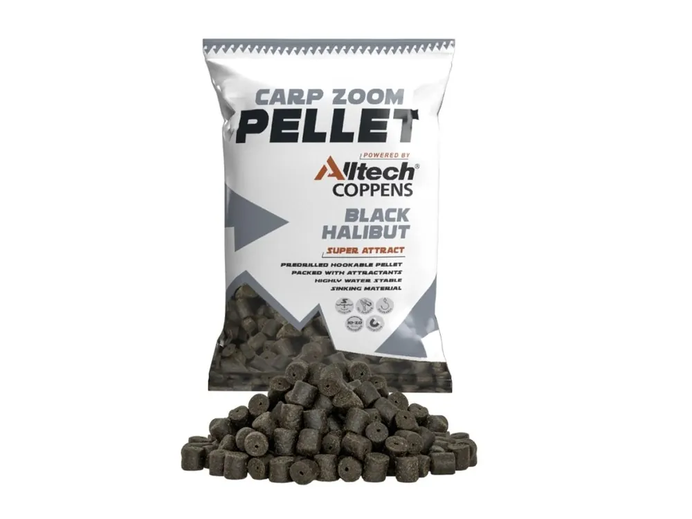 Kup Teď Carp Zoom Black Halibut Pellet s otvorem - 800 g