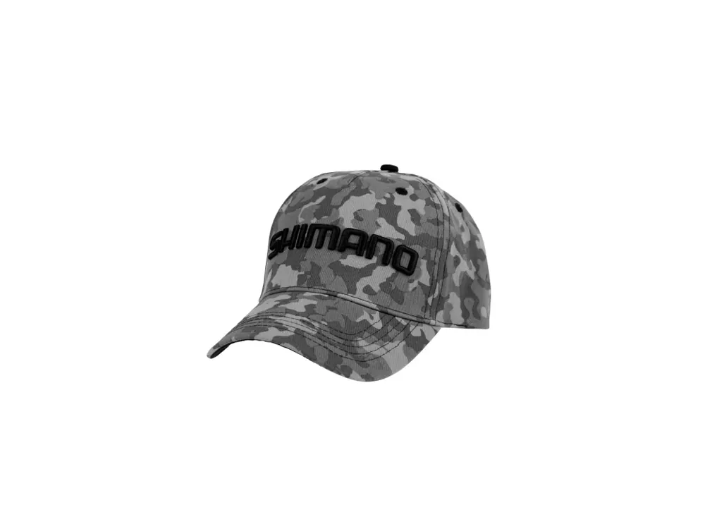Shimano Wear Cap Grey Camo One Size Vysoce Kvalitní