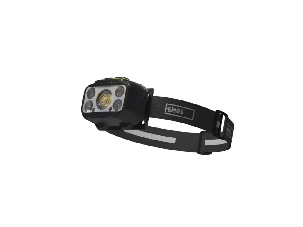 Emos LED nabíjecí čelovka P3546, 550 lm, 110 m, Li-Pol 1000 mAh / 3× AAA Zlevněný