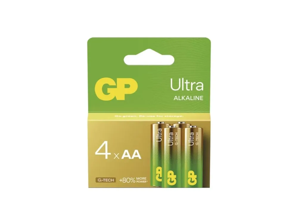 Hit Sezóny Emos Alkalická baterie GP Ultra AA (LR6), 4 ks