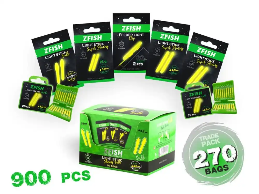 Aktuální ZFISH Trade Pack Chemická Světla 270ks