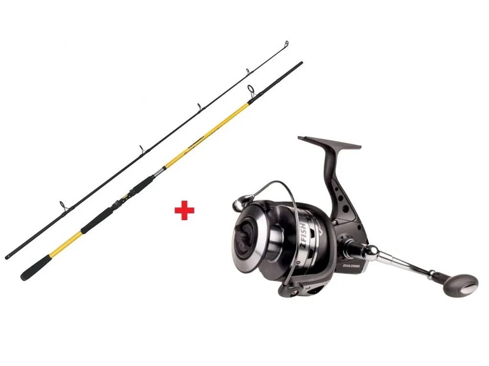 ZFISH Combo Prut Kodiak 2,40m + Naviják Zeus ZX8000 Kup Teď