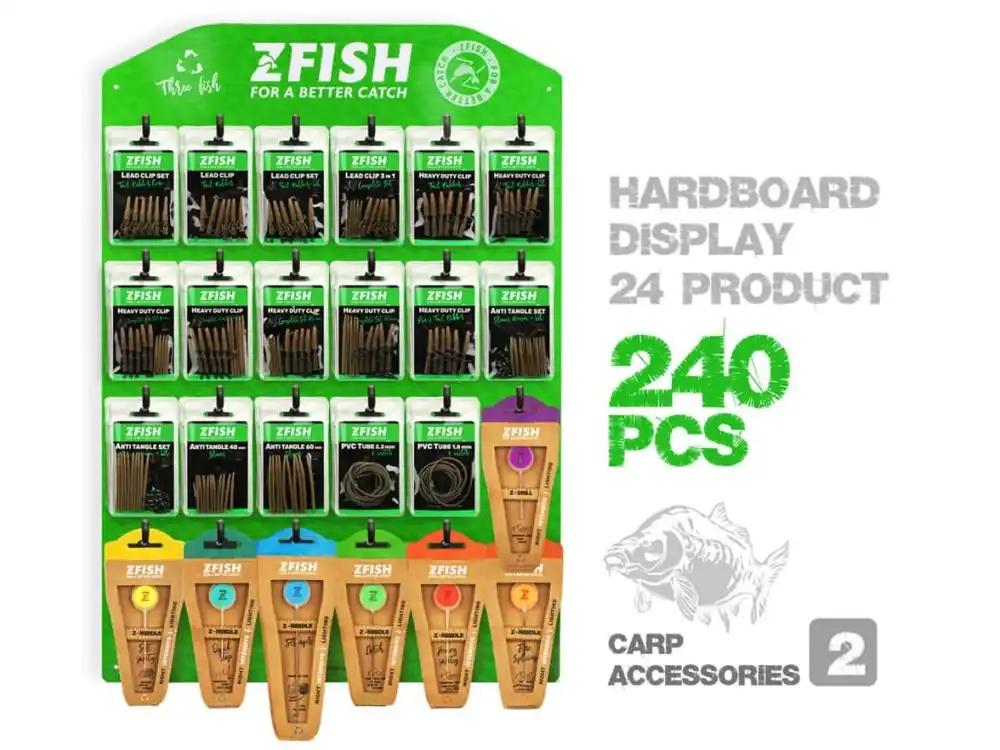ZFISH Akční Set Kaprové Bižuterie 2+ Prodejní Tablo Zdarma! Speciální Cena