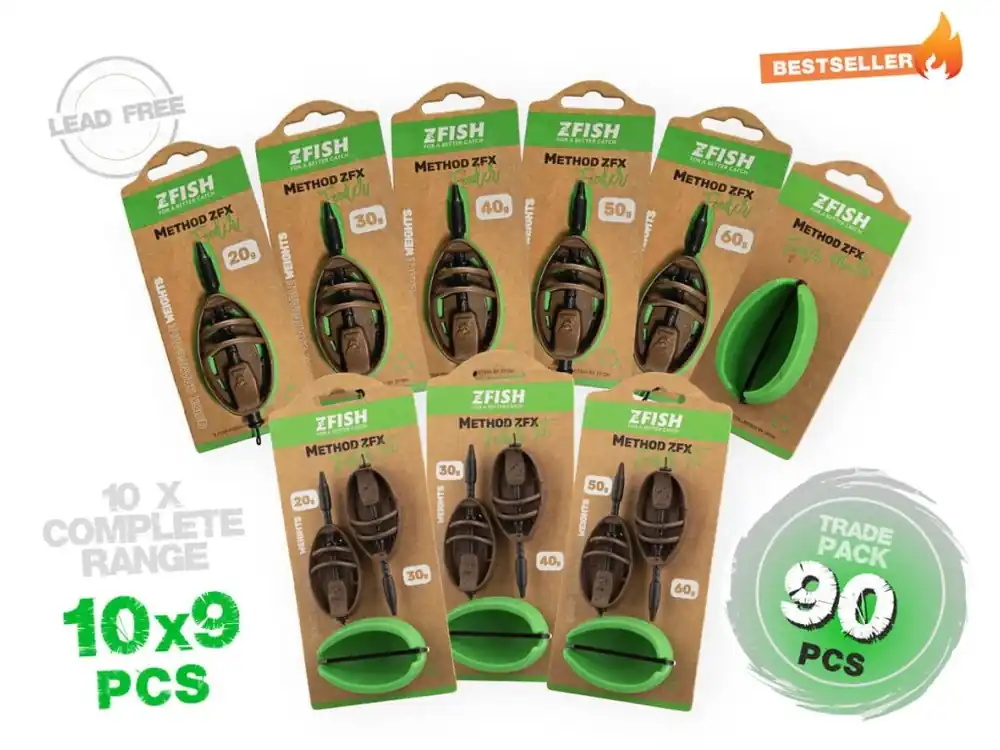 Must-Have ZFISH Trade Pack Method Feeder ZFX 90ks
