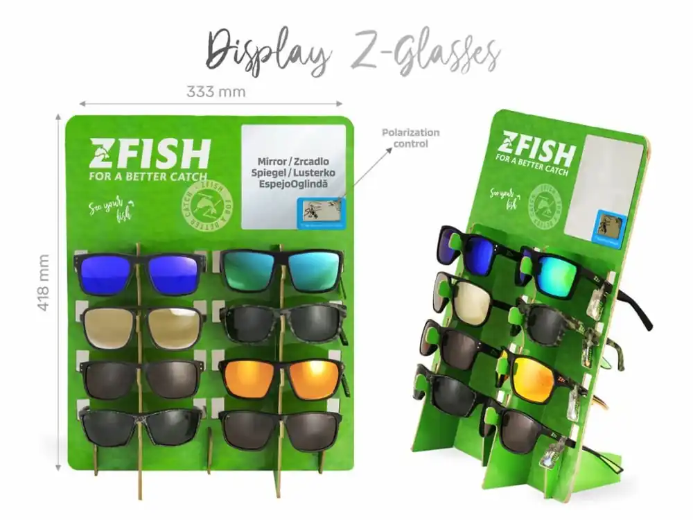 Rychlé Dodání ZFISH AKČNÍ SET BRÝLÍ 16Ks+ PRODEJNÍ STOJÁNEK ZDARMA!