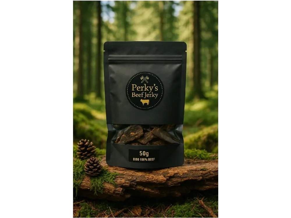 BBQ 100% Beef Sušené hovězí maso Perky‘s Jerky 50g Akční Nabídka