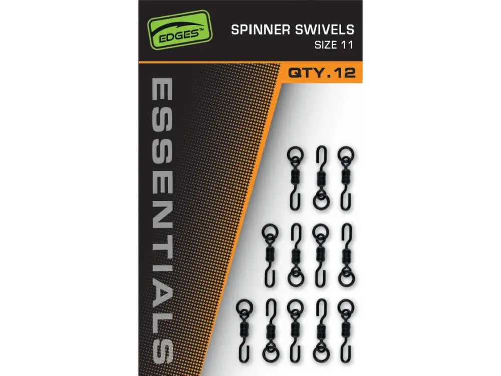 Fox Obratlíky Edges Essentials Spinner Swivels Size 11, 12ks Novinka