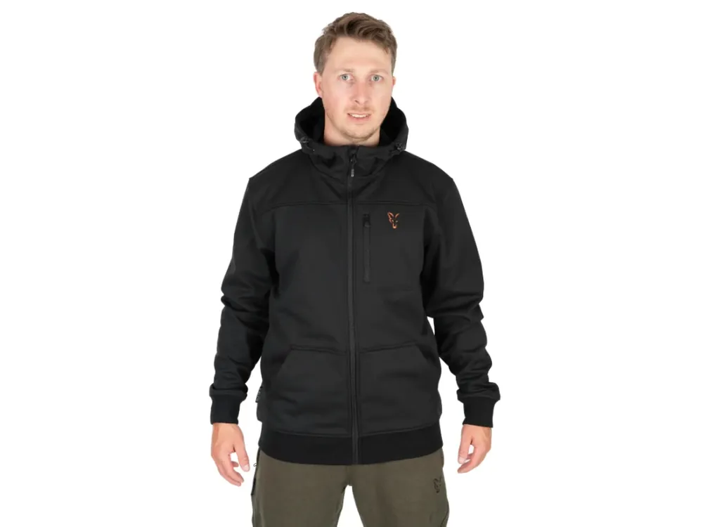 Fox Bunda Collection Soft Shell Jacket Black & Orange Horká Nabídka