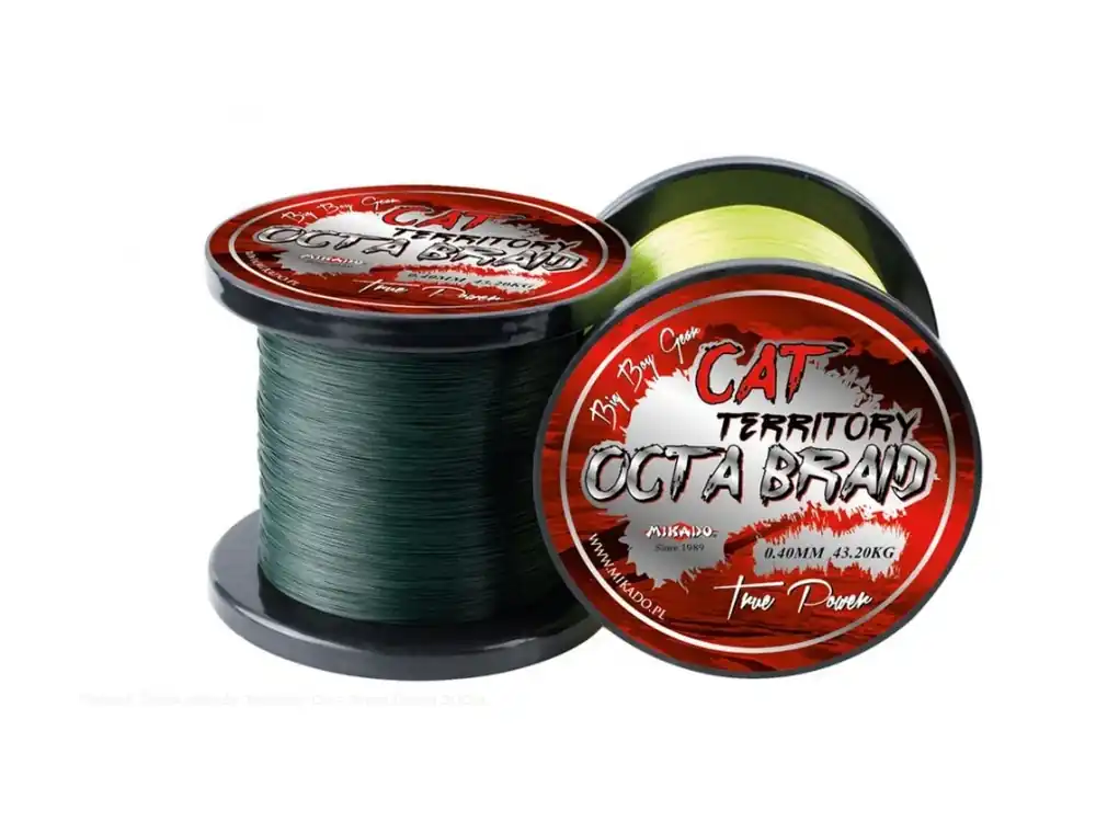 Objednat Nyní Mikado Territory Octa Braid Green 300m 0,70mm/76,4kg