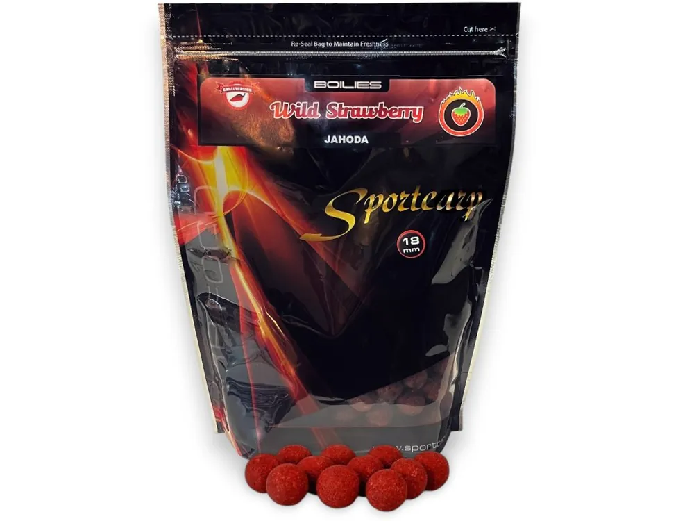Autentický Sportcarp boilies Jahoda
