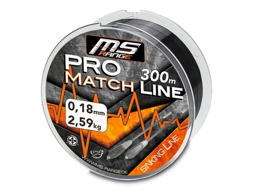 MS Range vlasec Pro Match Line 300 m 0,22 mm Speciální Cena