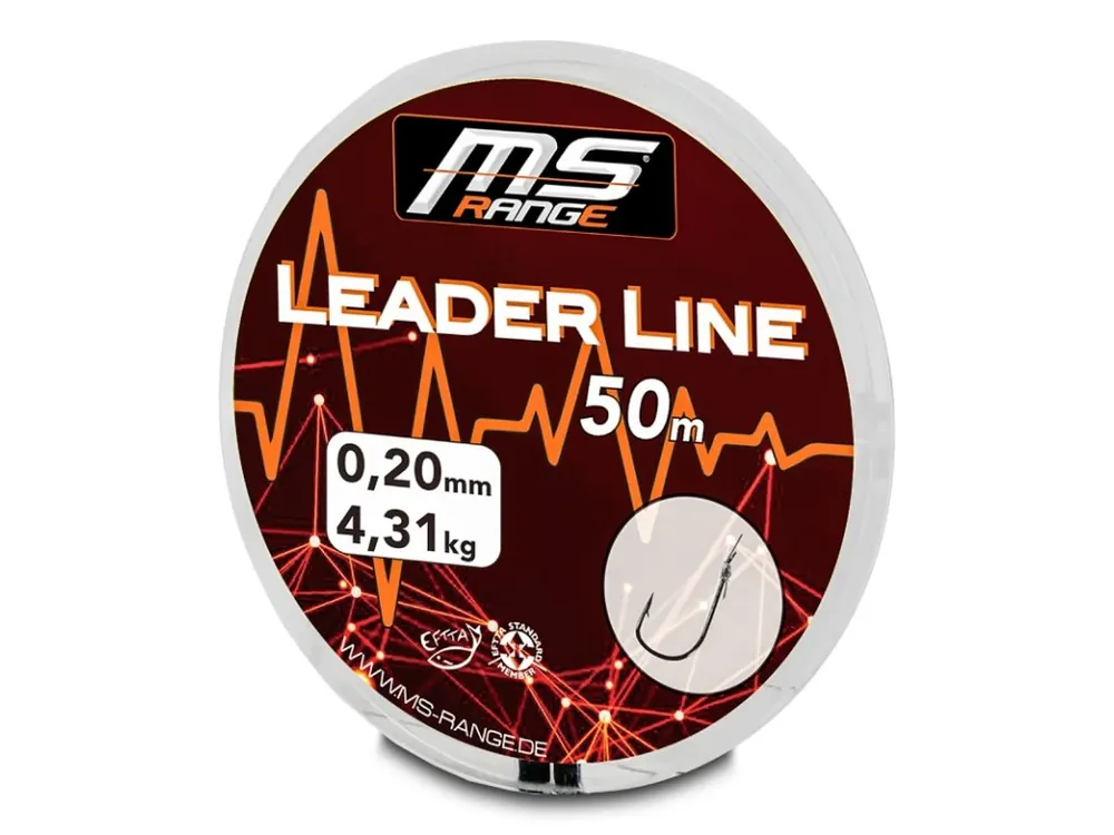 Finální Výprodej MS Range návazcový vlasec Leader Line 0,14 mm 50 m