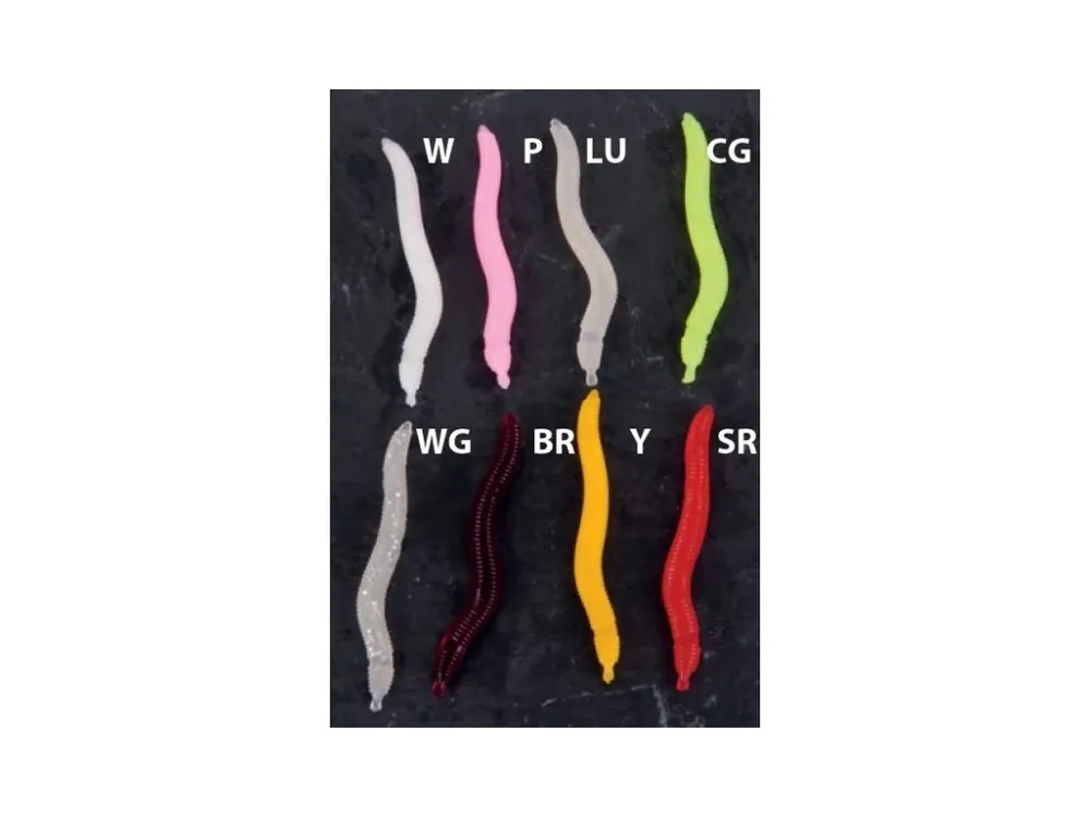Hit Sezóny Iron Trout gumová nástraha Worms vzor LU 4 cm