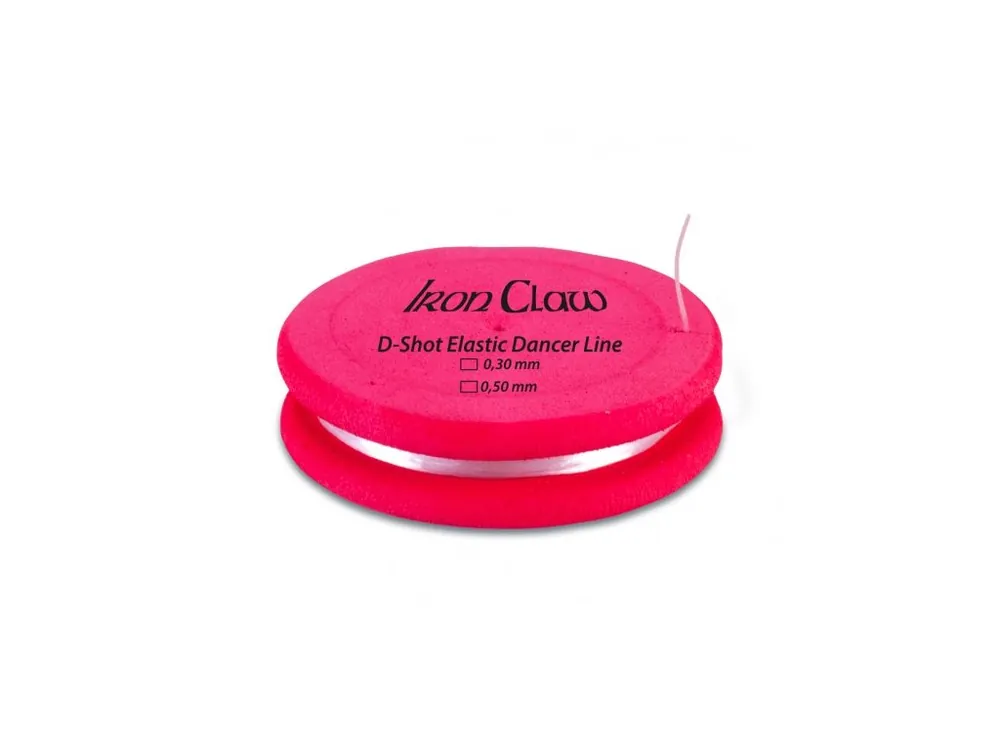 Cenová Bomba Iron Claw elastický vlasec D-Shot Elastic Dancer Line 0,30 mm 3m