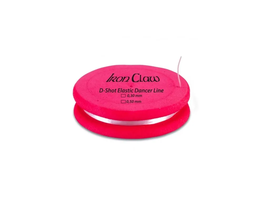 Autentický Iron Claw elastický vlasec D-Shot Elastic Dancer Line 0,50 mm 3 m