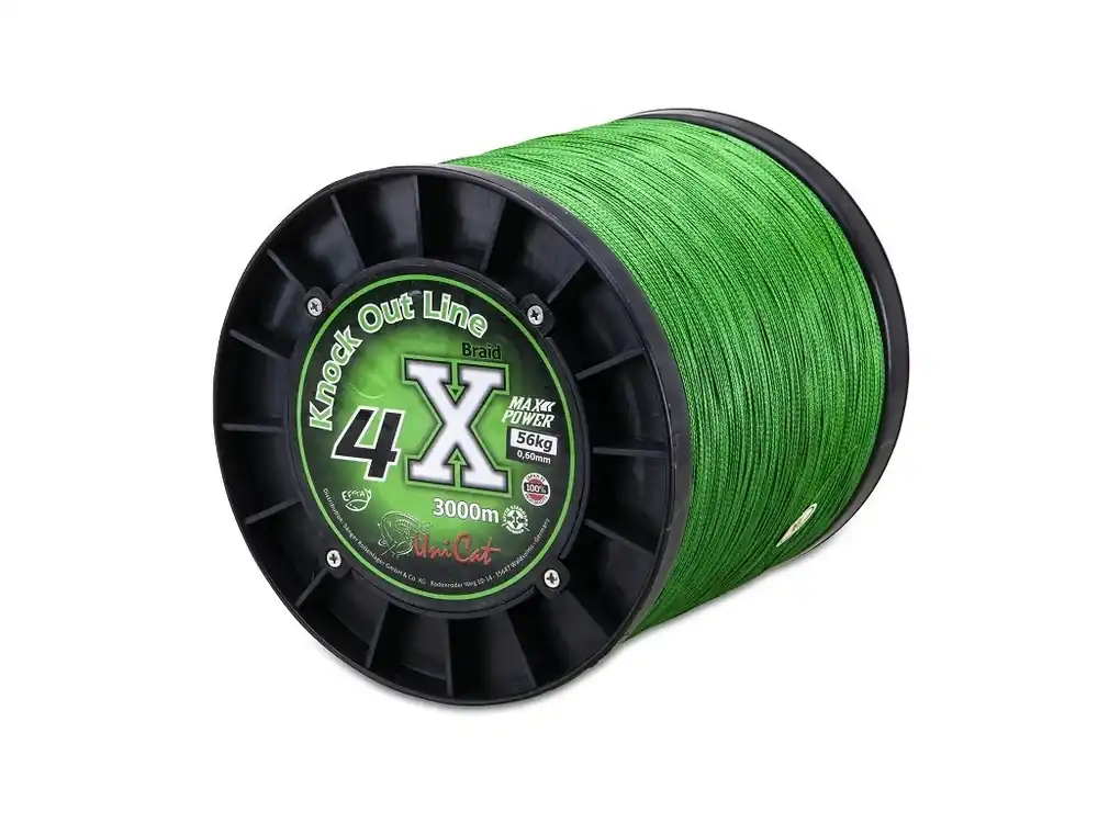 Uni Cat šňůra 4 X Knock Out Line 0,40mm, 3000m, 32 kg Horká Nabídka