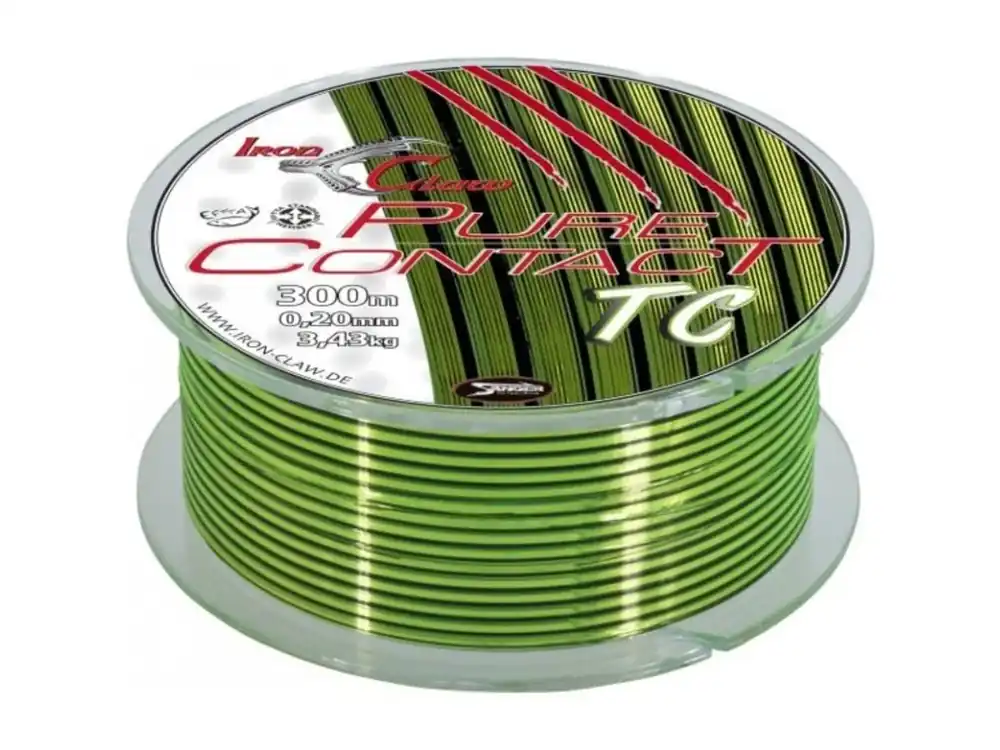 Iron Claw vlasec Pure Contact Mono Line Camo 300m 0,16mm Omezená Nabídka