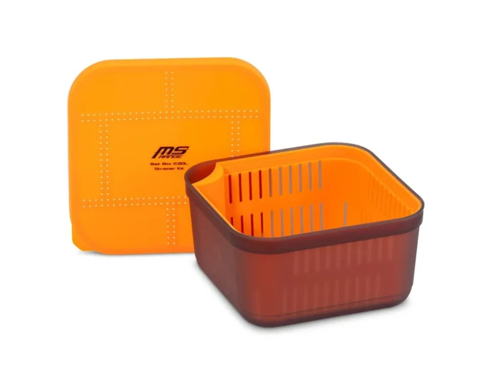 MS Range box na nástrahy Bait Box 2,8 l + Strainer Kit Zlevněný