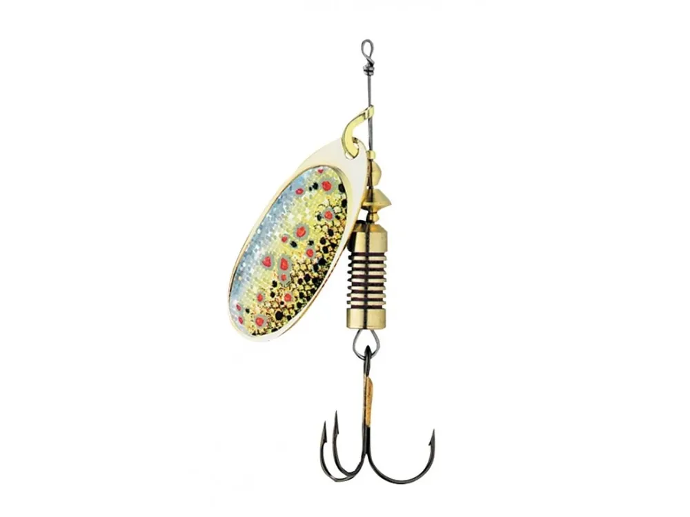 Přímo Od Výrobce DAM Třpytka Effzett Nature 3D Spinner Brown Trout 10g vel. 4