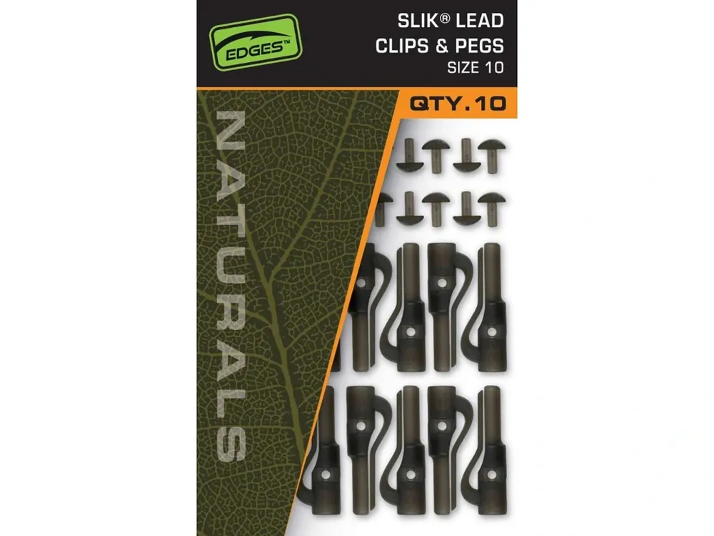Fox Závěsky Edges Naturals Slik Lead Clip & Pegs Size 10 10ks Akce
