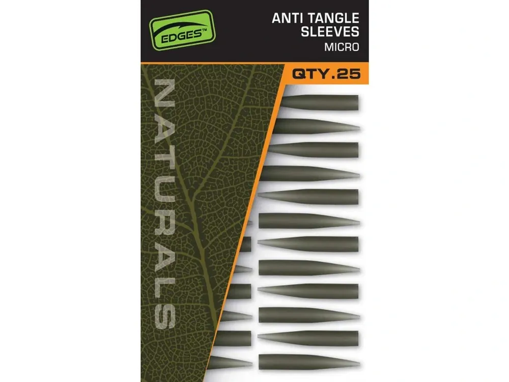 Fox Převleky Edges Naturals Anti tangle sleeve micro 25ks Akce