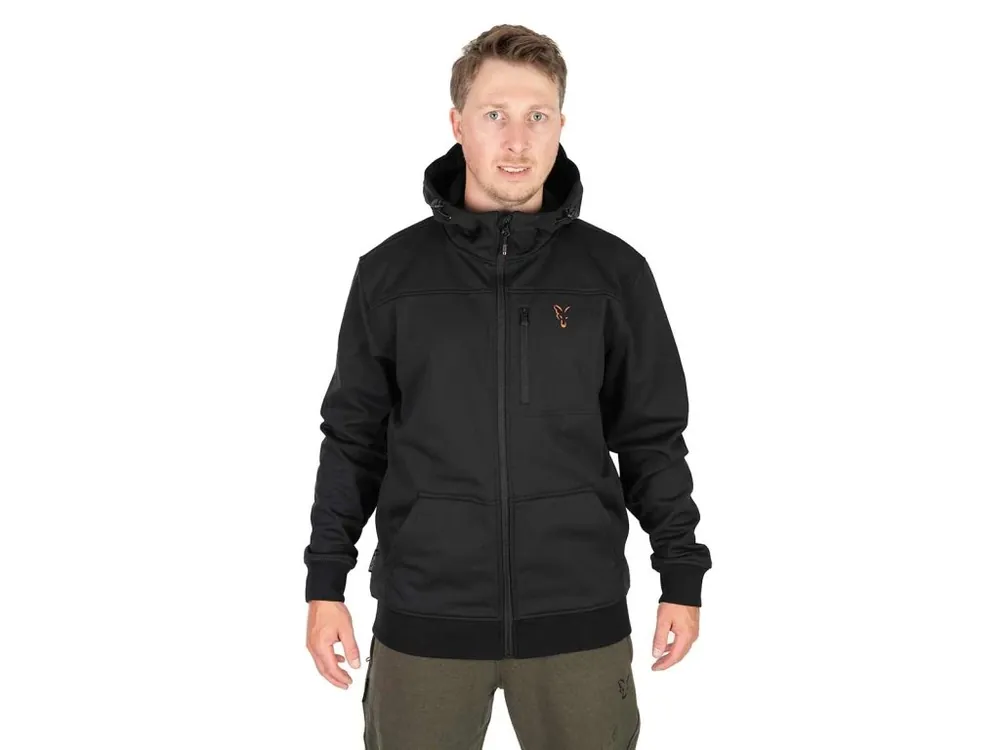 Fox Bunda Collection Soft Shell Jacket Black Orange vel. 2XL Omezená Nabídka