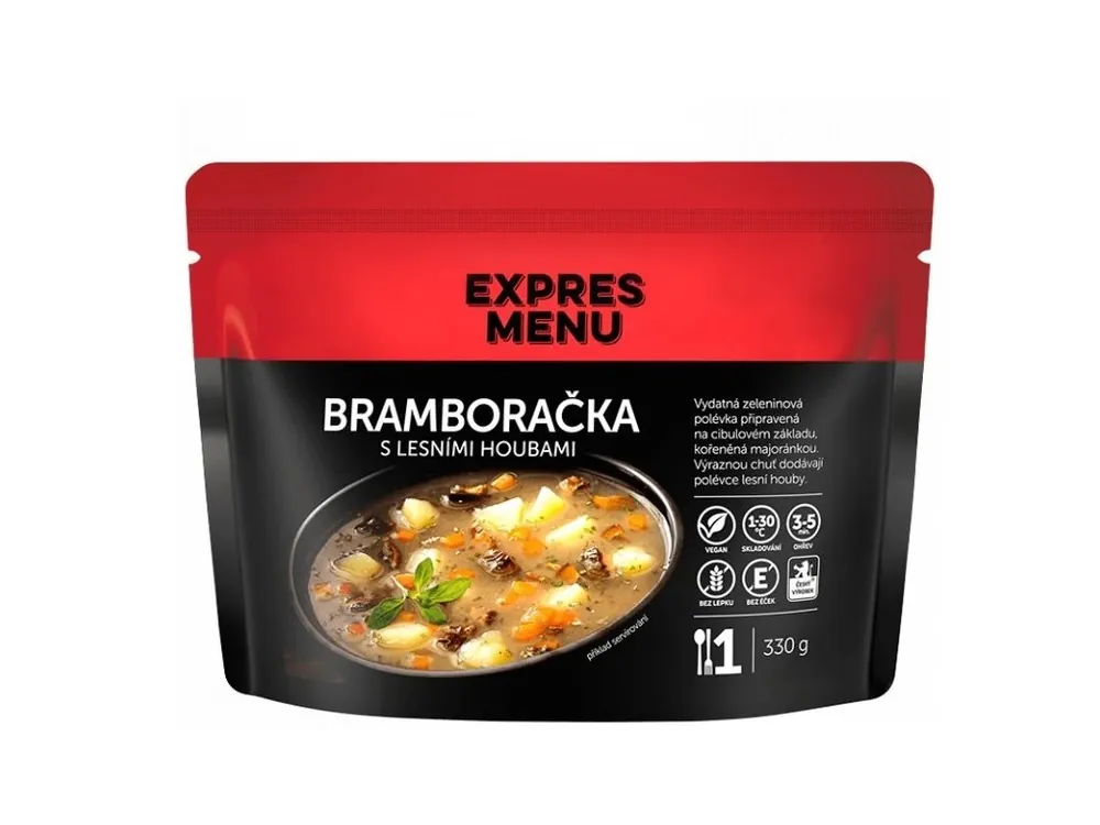 Tovární Cena Expres Menu Bramboračka s lesními houbami 1porce 330 g
