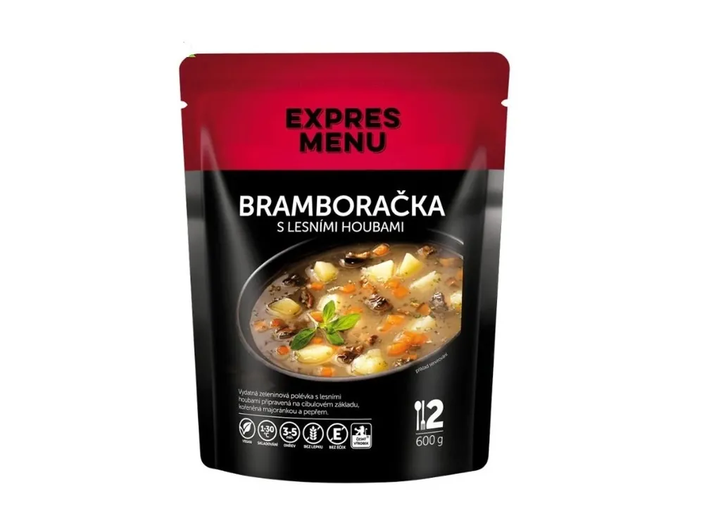 Kup Teď Expres Menu Bramboračka s lesními houbami 2porce 600g