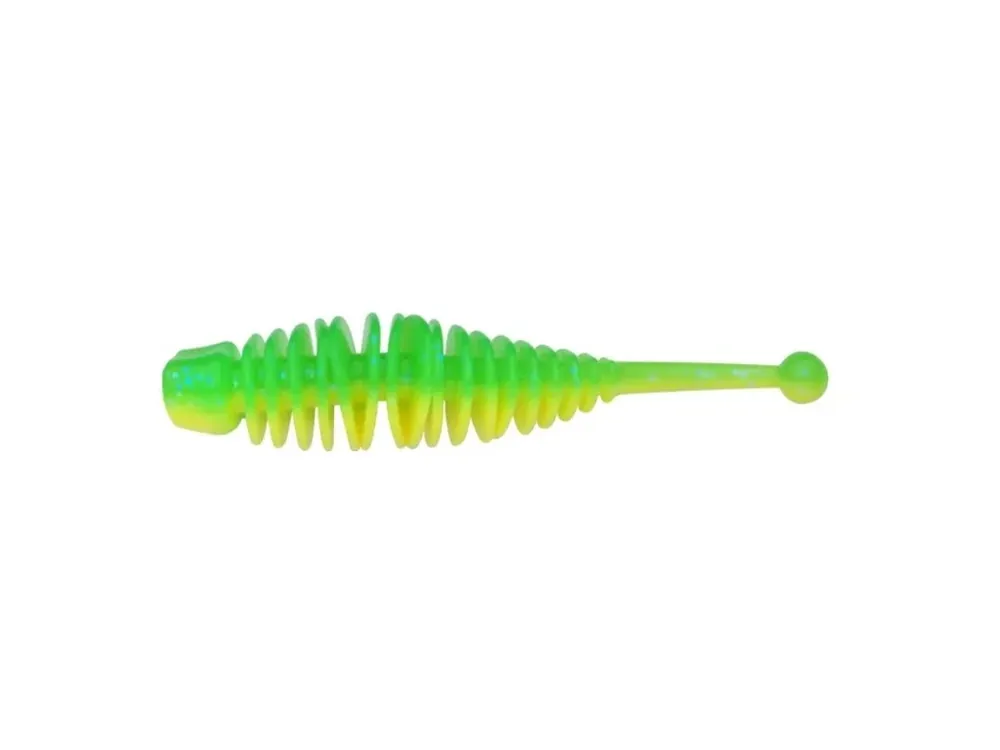 Poslední Šance Berkley Gumová Nástraha PowerBait Power Naiad Spring Green/Sunshine Yellow 3,5cm