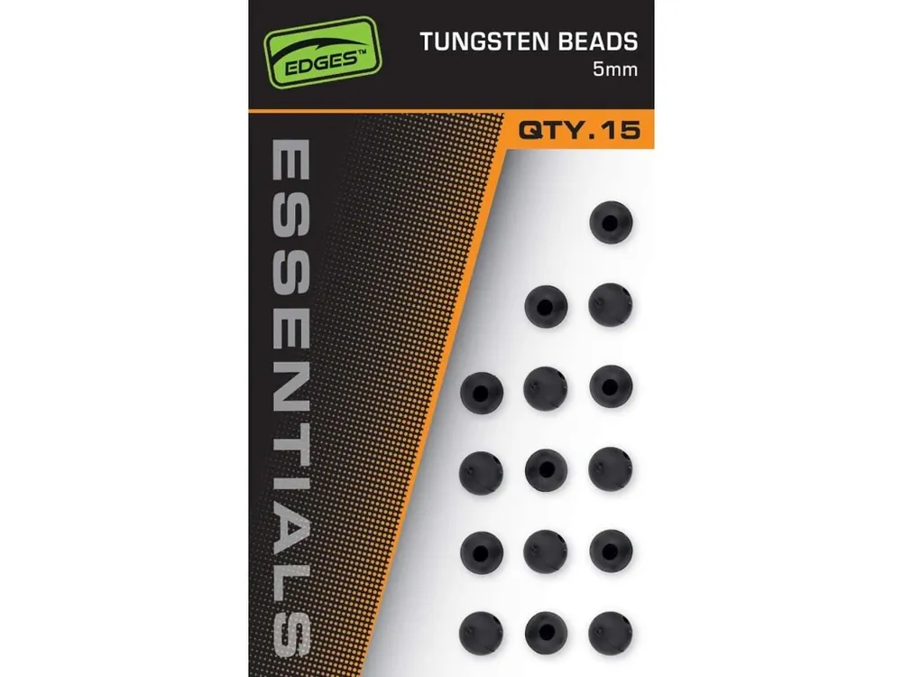 Fox Zarážky Edges Essentials Tungsten Beads 5mm 15ks Omezená Nabídka