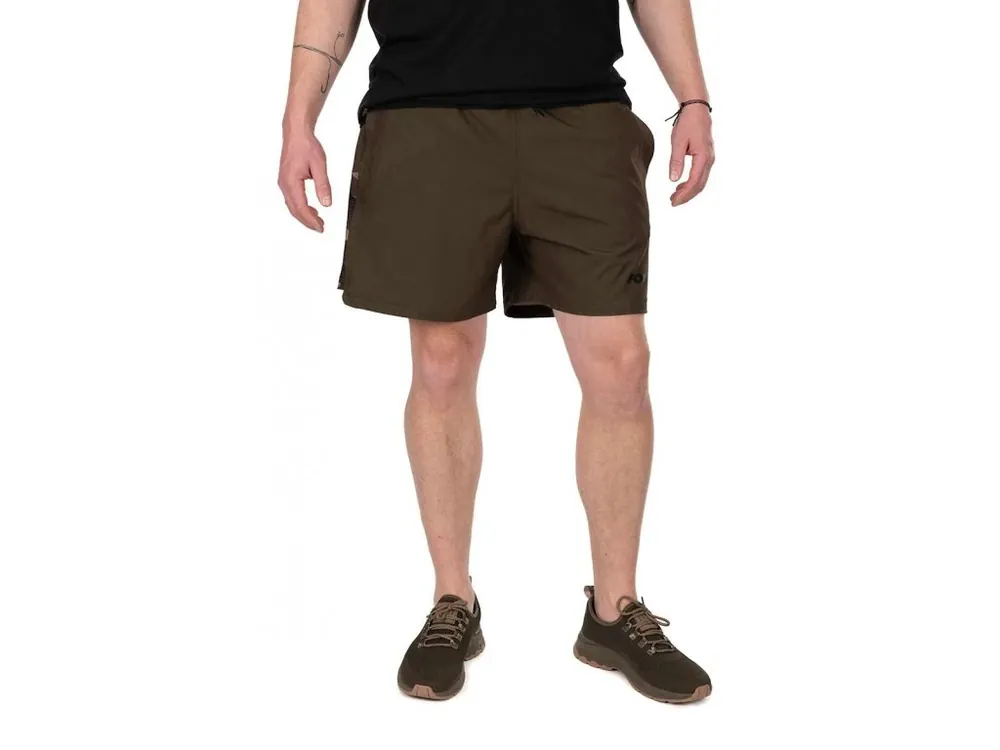 Fox Koupací Kraťasy Khaki Camo LW Swim Shorts vel. M Akční Cena