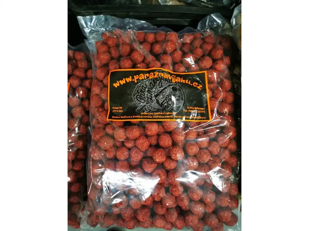 Boilies EKO NATUR pr. 26mm 3 kg červené Cenová Bomba