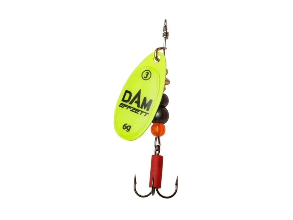 Expresní Doručení DAM Třpytka Effzett Fluo Spinner Yellow 10g vel.4