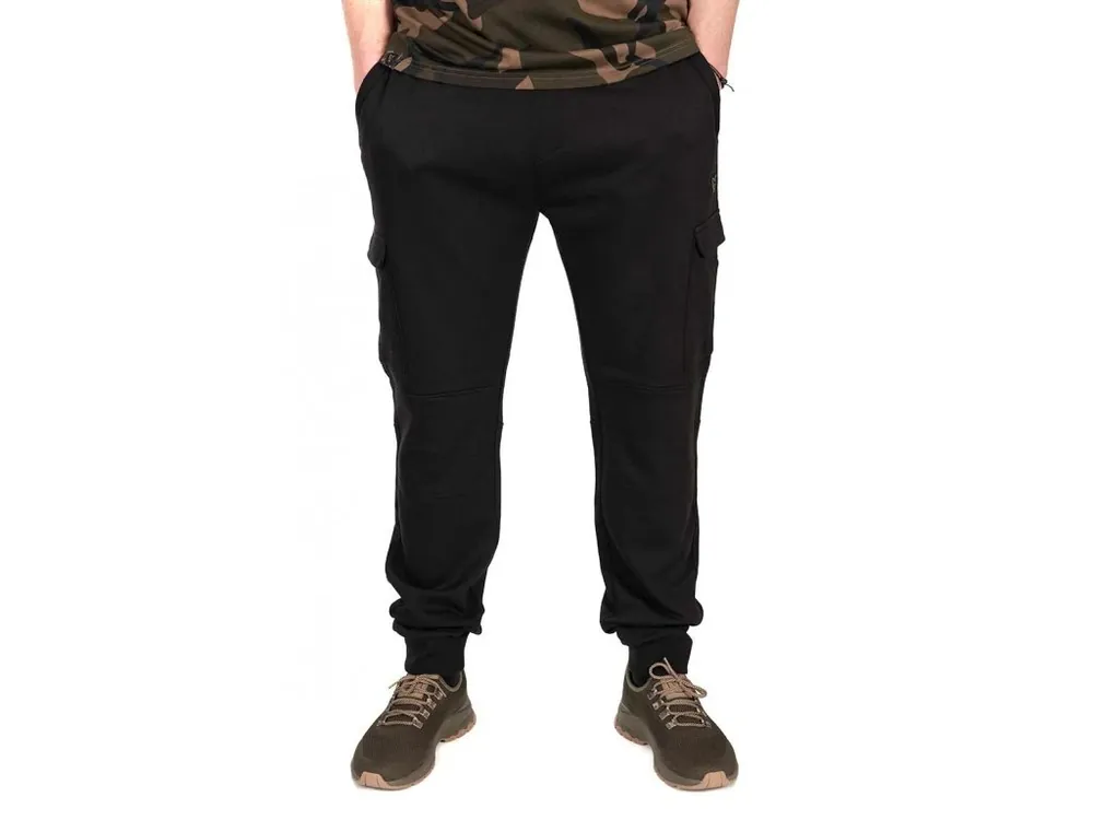 Vrácení Zdarma Fox Tepláky LW Black Camo Combat Joggers vel. XL