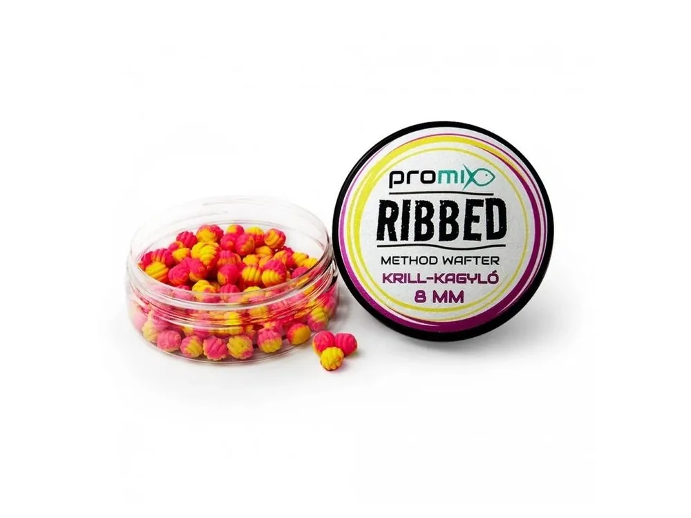 Cenová Bomba Promix Ribbed Method Wafter Krill Shell 8mm
