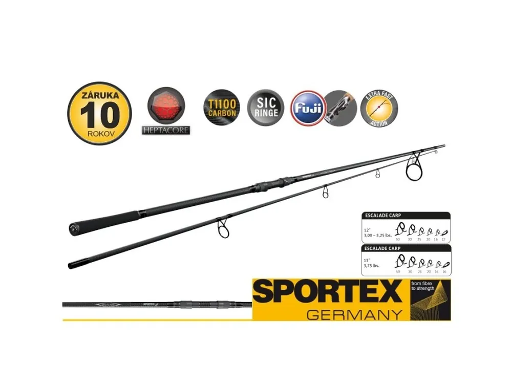 Oblíbený Sportex Escalade Carp 3,66m 3,00 lbs 2 díly